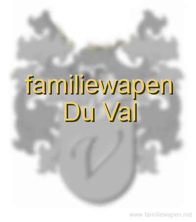 familiewapen du Val