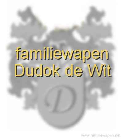 familiewapen Dudok de Wit