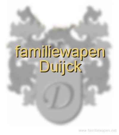 familiewapen Duijck