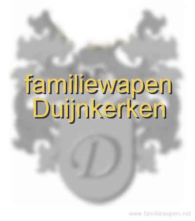 familiewapen Duijnkerken