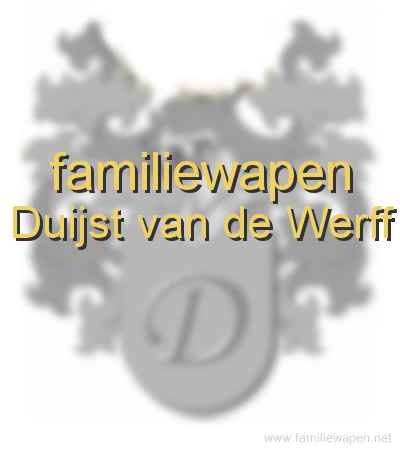 familiewapen Duijst van de Werff