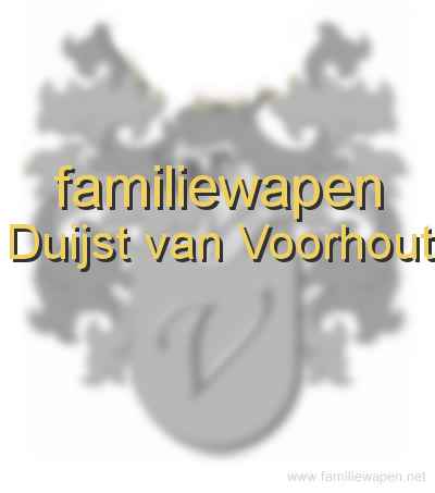 familiewapen Duijst van Voorhout