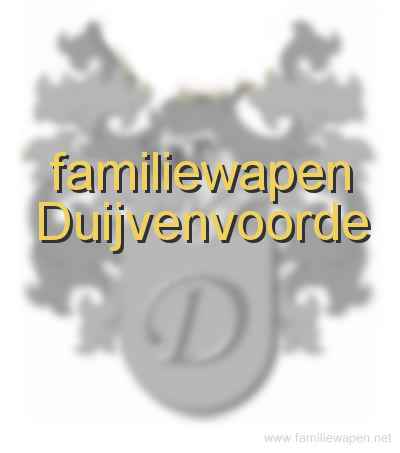 familiewapen Duijvenvoorde