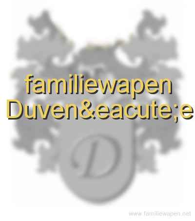 familiewapen Duvenee