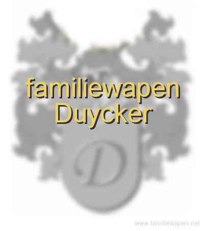 familiewapen Duycker