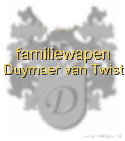 familiewapen Duymaer van Twist