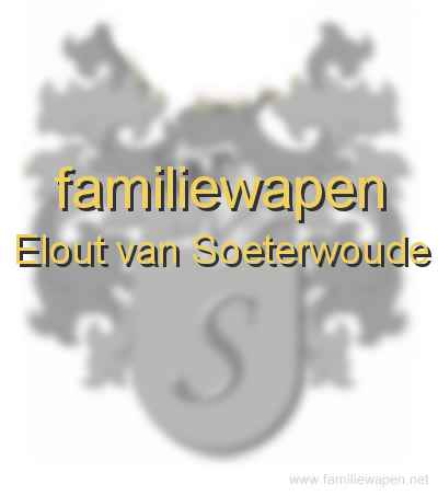 familiewapen Elout van Soeterwoude