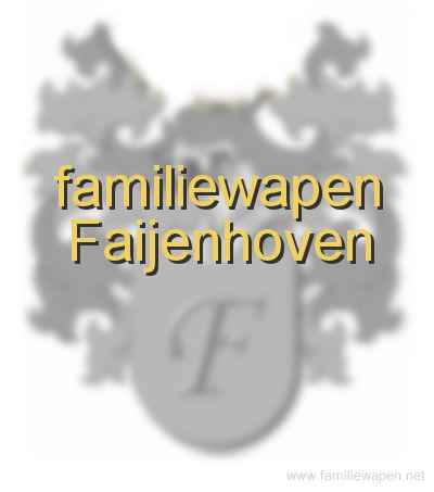 familiewapen Faijenhoven