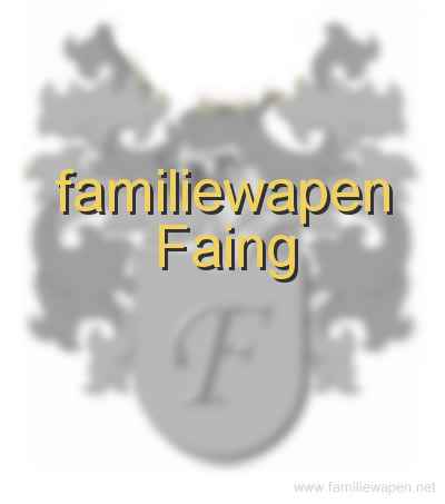 familiewapen Faing