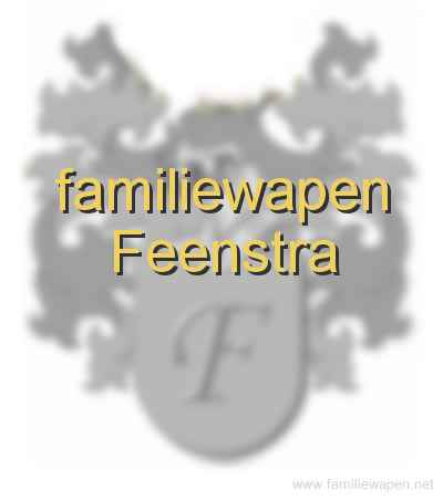 familiewapen Feenstra