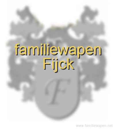 familiewapen Fijck