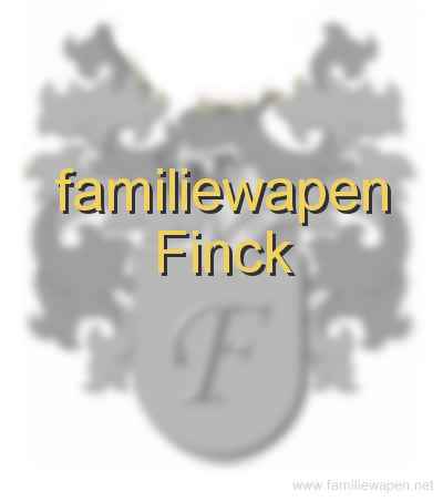 familiewapen Finck