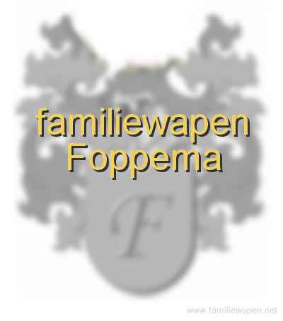 familiewapen Foppema