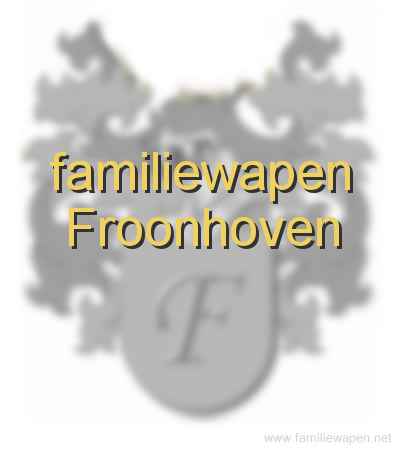 familiewapen Froonhoven