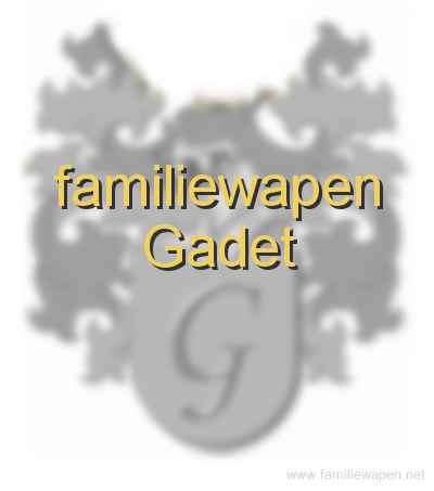 familiewapen Gadet