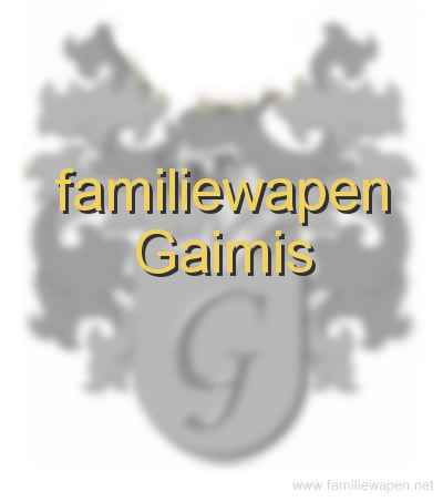 familiewapen Gaimis