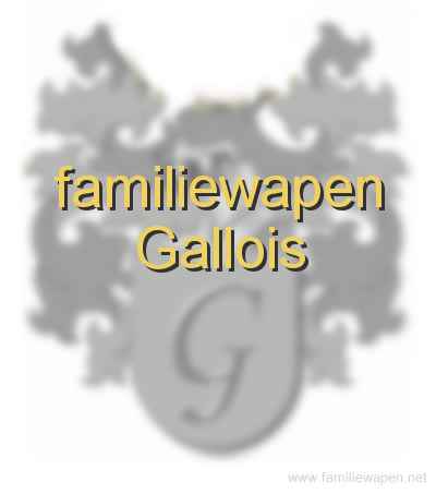 familiewapen Gallois