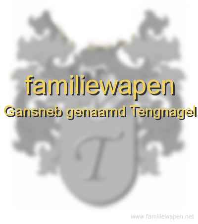 familiewapen Gansneb genaamd Tengnagel