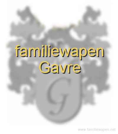 familiewapen Gavre