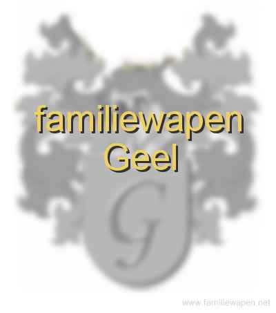 familiewapen Geel