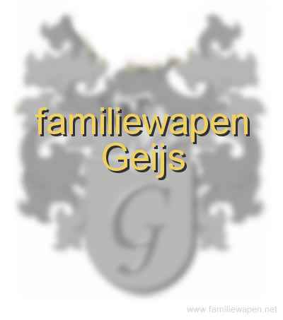 familiewapen Geijs