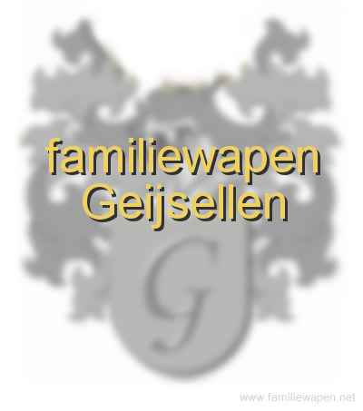 familiewapen Geijsellen