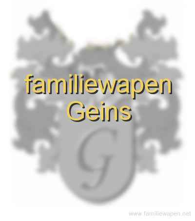 familiewapen Geins