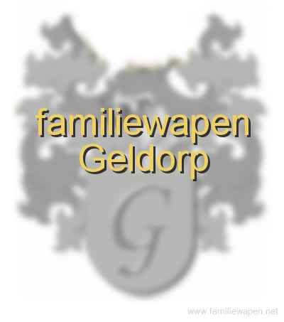 familiewapen Geldorp