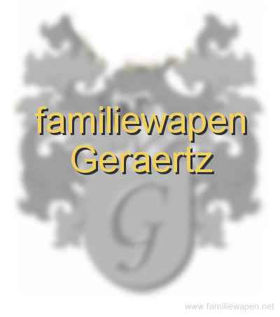 familiewapen Geraertz