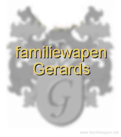 familiewapen Gerards