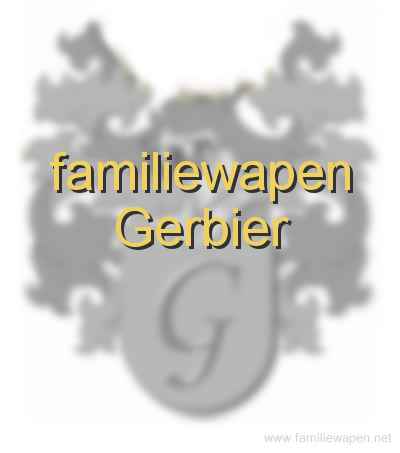 familiewapen Gerbier