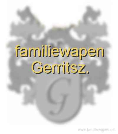 familiewapen Gerritsz.