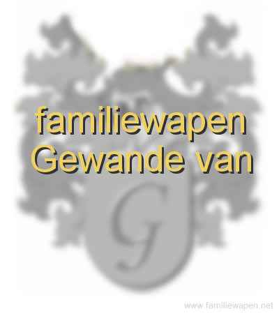 familiewapen Gewande van