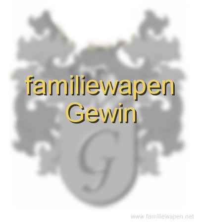 familiewapen Gewin