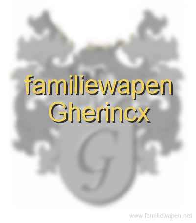 familiewapen Gherincx