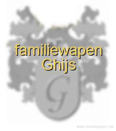 familiewapen Ghijs