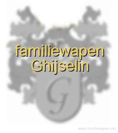 familiewapen Ghijselin