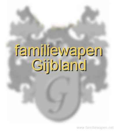 familiewapen Gijbland