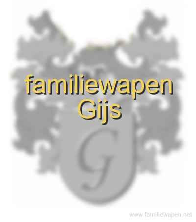 familiewapen Gijs