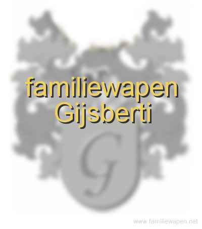 familiewapen Gijsberti