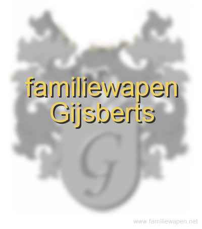 familiewapen Gijsberts