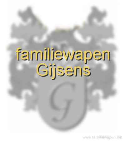 familiewapen Gijsens