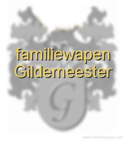 familiewapen Gildemeester