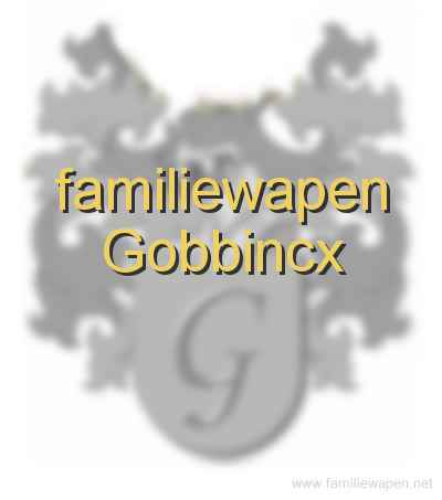 familiewapen Gobbincx