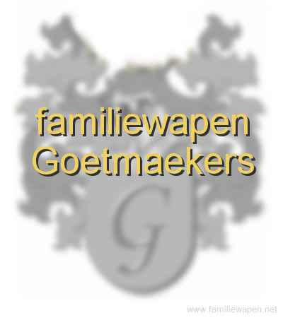 familiewapen Goetmaekers