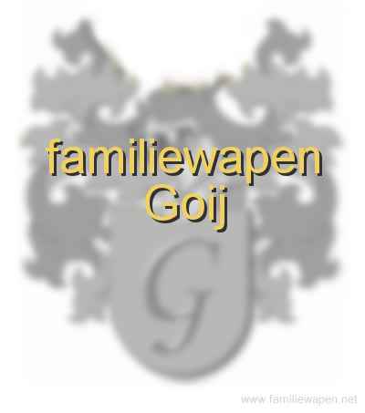 familiewapen Goij