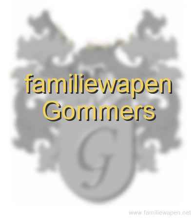 familiewapen Gommers