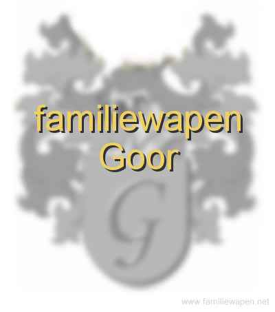 familiewapen Goor