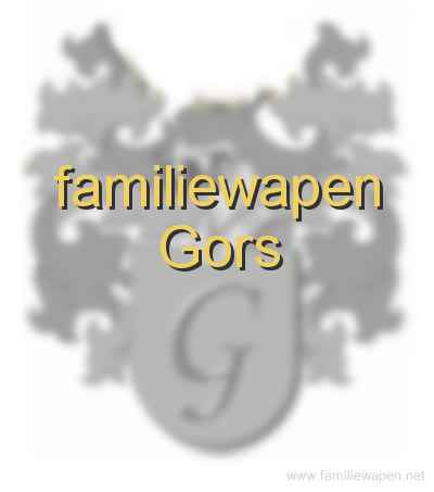 familiewapen Gors