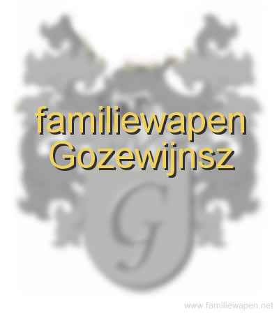 familiewapen Gozewijnsz